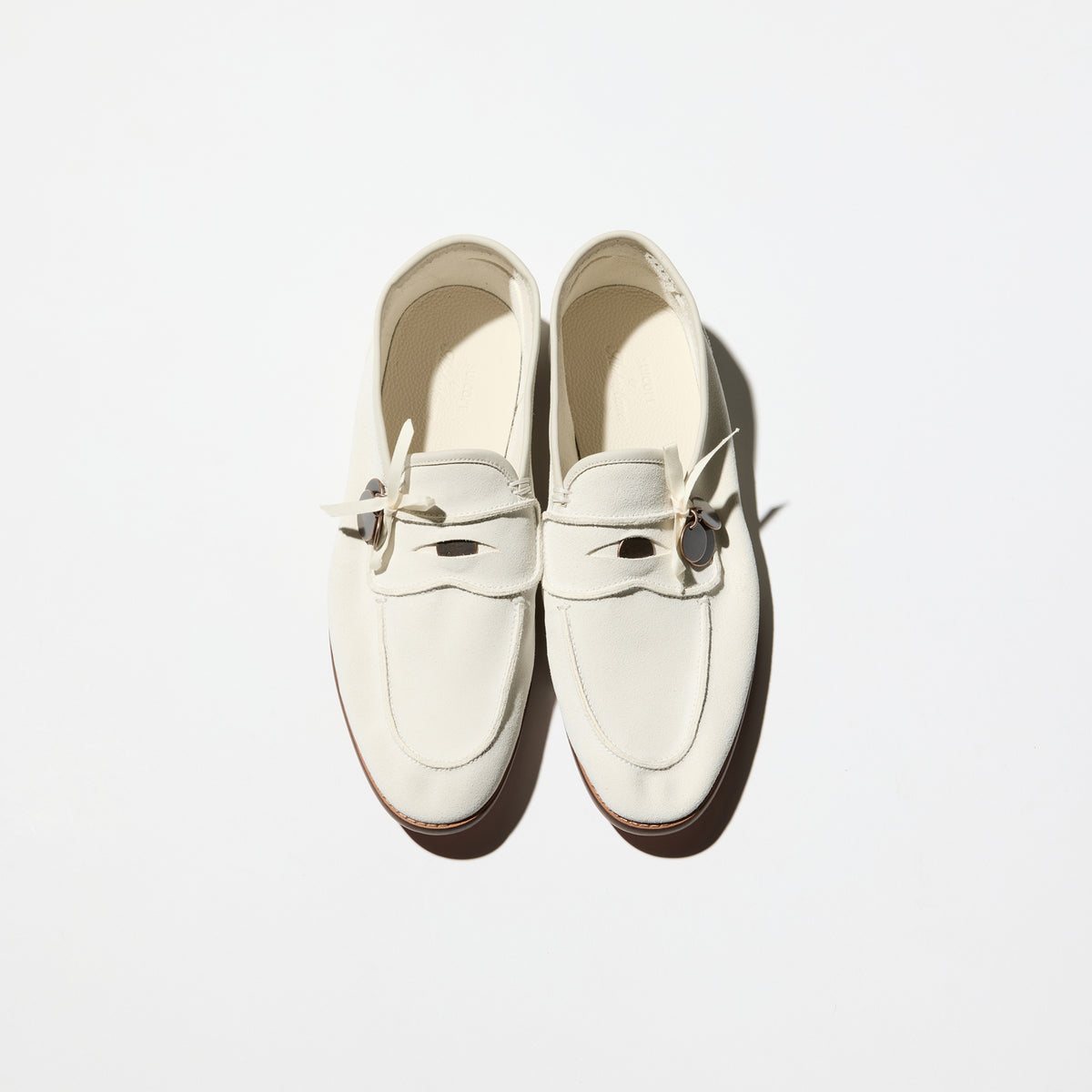 新品未使用　メンノン掲載　midorikawa ローファー Midorikawa/ミドリカワ】x SUICOKE COIN LOAFERS(BROWN) - 「PLACE