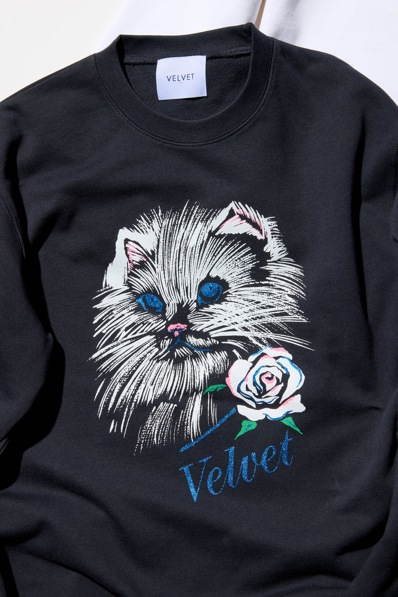 VELVET》“VELVET CAT” Sweat Shirt