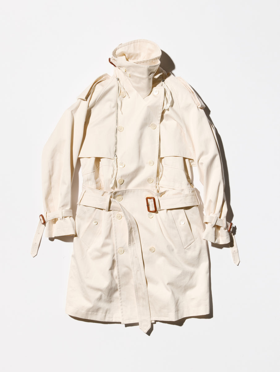 Midorikawa》DOCKING TRENCH COAT – VELVET