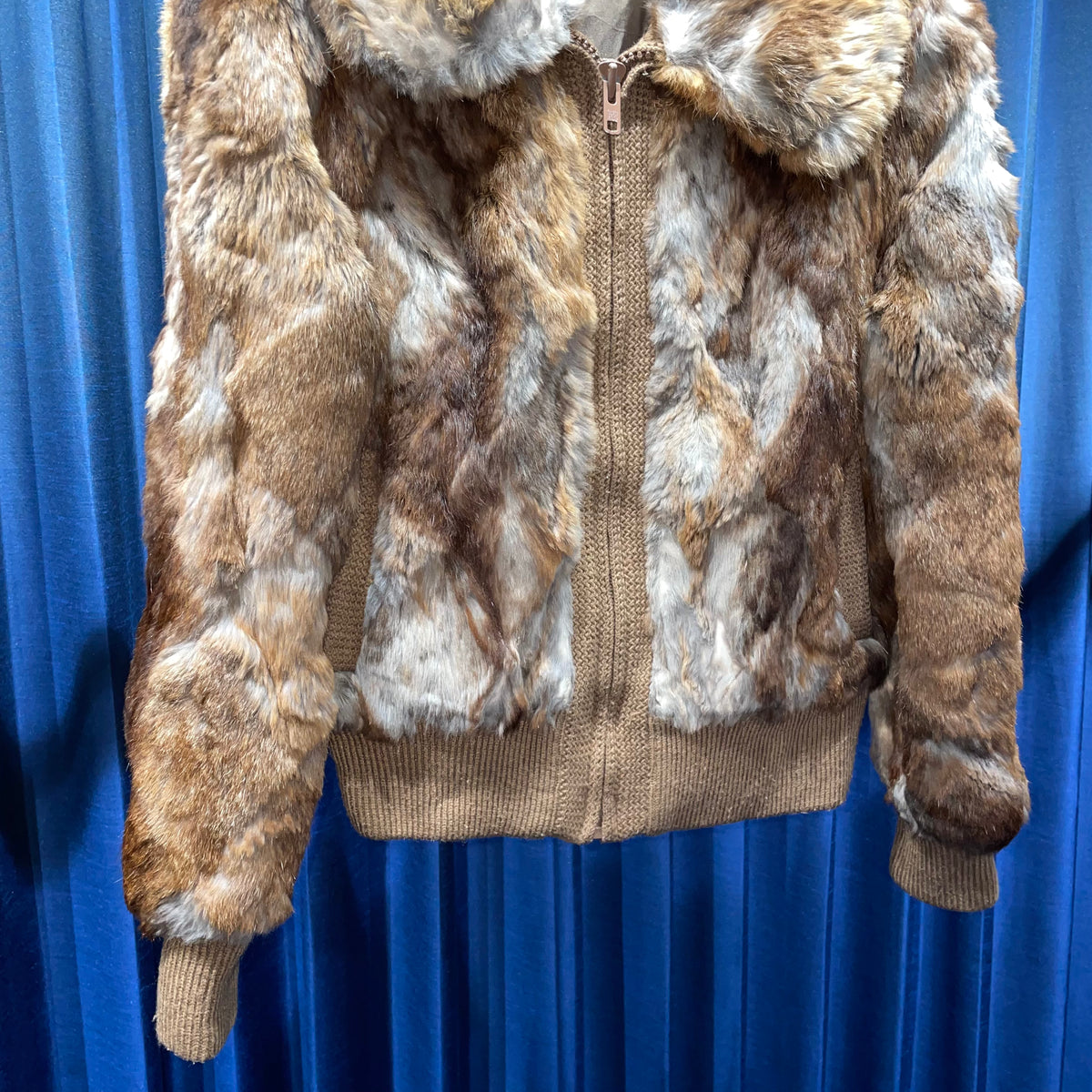 Vintage《A FINE PRODUCT OF ARTURO LE’ NEEL》 Real Rabbit Fur Jacket – VELVET