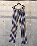 Vintage 1970s《LEE》Deadstock “FASTBACK FLARE” Stripe Flare Pants