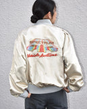 Vintage 1970s-1980s《Sichel》“SPECTRUM” Satin Bomber Jacket