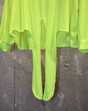 Vintage 1990s "Rayon" Tie Front Shorts Set-up
