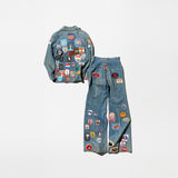 Vintage Traveler's Denim Jacket&Pants