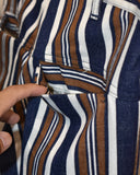 Vintage 1970s《LEE》Deadstock “FASTBACK FLARE” Stripe Flare Pants