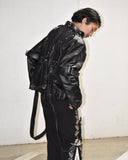 Vintage Leather Strait Jacket