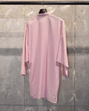 Vintage 1980s 《annex Paris》Pink Silk Cotton Shirt with Unique Panel Details