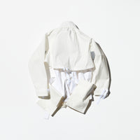《Midorikawa》3way Belted White Jacket