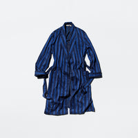 Vintage《Derek Rose》Blue Striped Robe