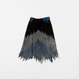 Vintage Patch Work Suede Vest&Skirt