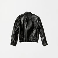 Vintage Edgy Cutting Leather Jacket