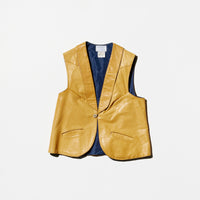 Vintage《ROCKY MOUNTAIN FEATHERBED CO.》Leather Vest