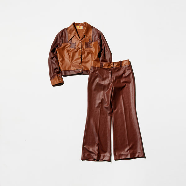 Vintage《SIDE KICKS》Western Jacket&Western Pants Set-up