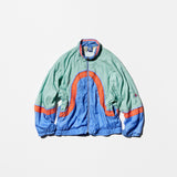 Vintage《le coq sportif》Switching&Embroidered Nylon Jacket