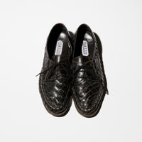 Vintage《BALLY》Intrecciato Leather Shoes