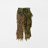 Vintage US Military Camouflage Pattern Combat Ghillie Pants