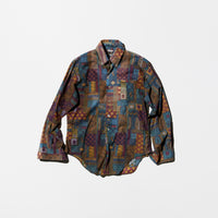 Vintage《Ripley CLASSIC》60s Wall Paper Print BD Shirt