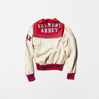 Vintage《Mac Gregor》“BELMONT ABBEY” Sailor Collar Satin Award Jacket