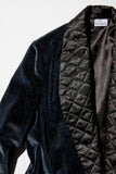 Vintage《Neiman-Marcus》Paisley Patterned Velvet Smoking Jacket
