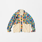 Vintage Playing Card Patterned Silk Shirt