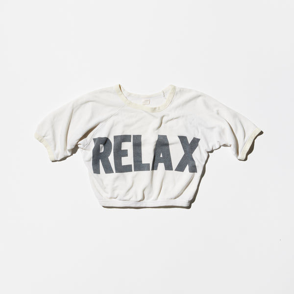 Vintage《DREAM WEAVER》“RELAX” Short Sleeve&Short Length Sweat Shirt