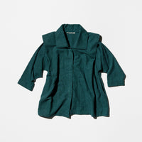 Vintage《PENELOPE》Green Wool Technical Design Jacket