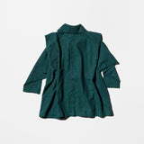 Vintage《PENELOPE》Green Wool Technical Design Jacket