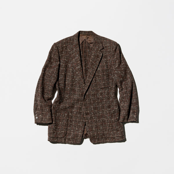 Vintage《CURLEE SPORTSWEAR》Nep&Splash Patterned Tweed Jacket