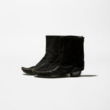 Vintage 70s Black Suede Boots