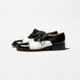 Vintage《MARE UOMO》Black&White Square Two Shoes