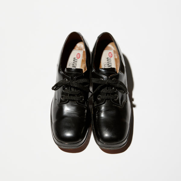 Vintage《JUVENTUS》Square Two Heel Shoes