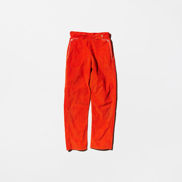 Vintage Orange Corduroy Western Pants