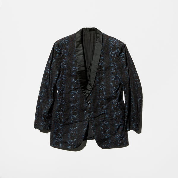 Vintage《After Six TAILORED FOR Hardie & Caudle》Batik Patterned Tailored Jacket
