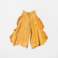 Vintage Rough Out Leather Three Quarter Pants