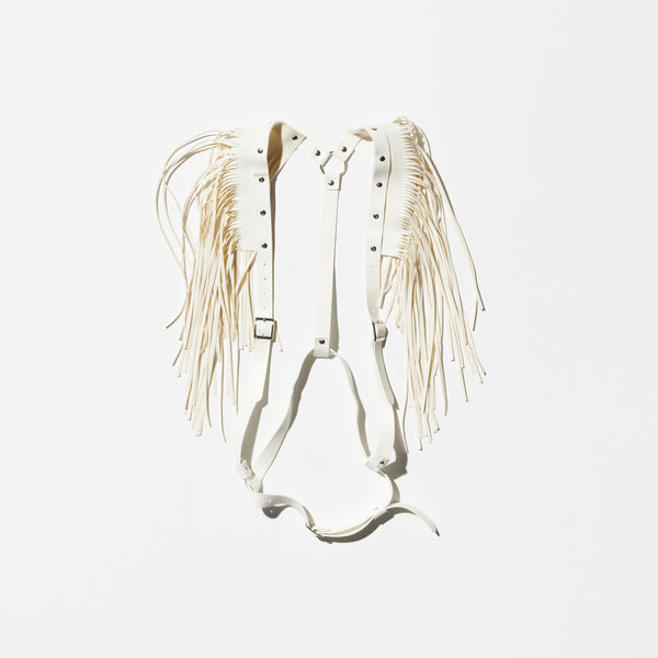 Vintage White Fringe Harness