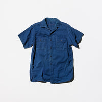 Vintage Short-sleeve Navy Work Shirt