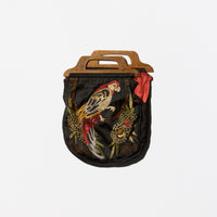 Vintage Bird Embroidered Bag