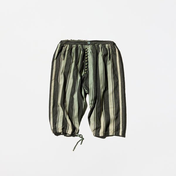 Vintage Striped Half Pants for Movie Costumes