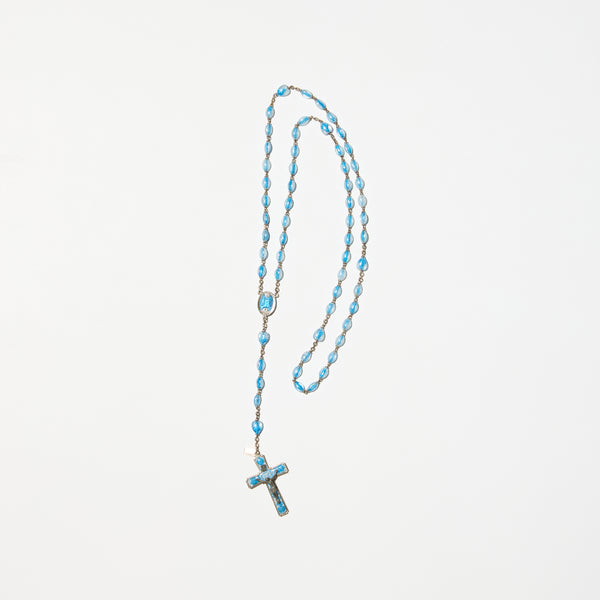 Vintage Blue Rosary 02