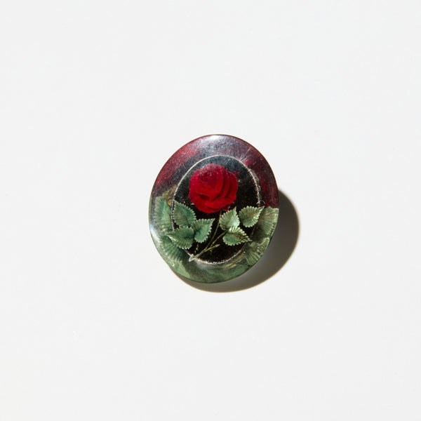 Vintage “Rose” Ceramic Pins