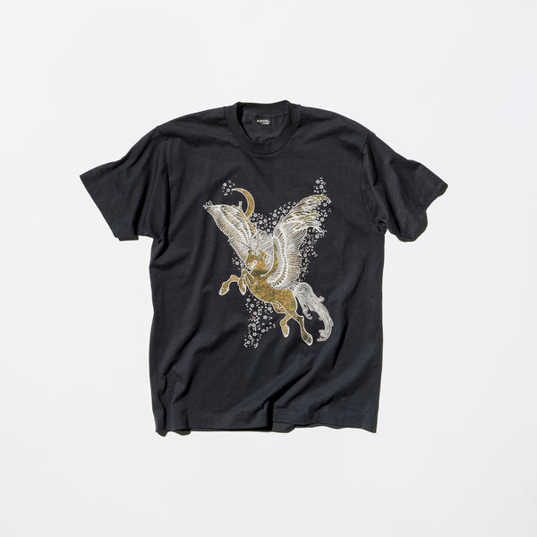 Vintage 《SCREEN STAR》“Winged Unicorn” Glitter Print T-shirt