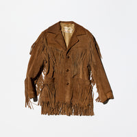 Vintage《RANCHER by Schott Bros.》Fringe Suede Jacket