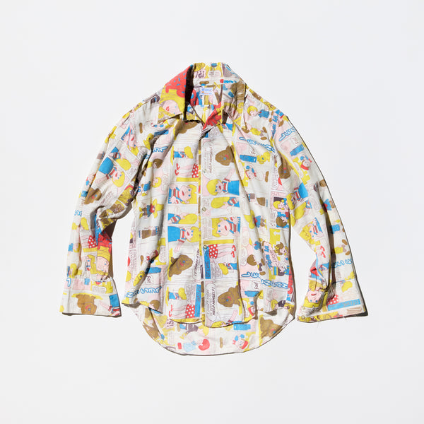 Vintage《TOWNCRAFT》Comics Patterned Shirt