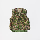 Vintage《SAFTBAK》Camouflage Patterned Hunting Vest