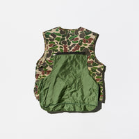 Vintage《SAFTBAK》Camouflage Patterned Hunting Vest