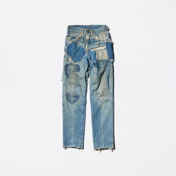 Vintage《JORDACHE》Amazing Repair&Crash Denim Pants