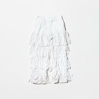 Vintage《FRANK THOMAS Co.》Customized Fringe White Pants