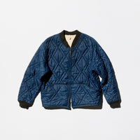 Vintage Diamond-shaped Stitching Quilted Jacket