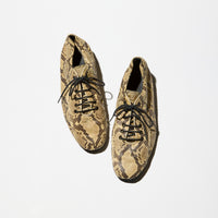 Vintage Natural Snake Skin Shoes