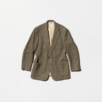 Vintage《ATHLETIC BUILD》Houndstooth Patterned Tailored Jacket